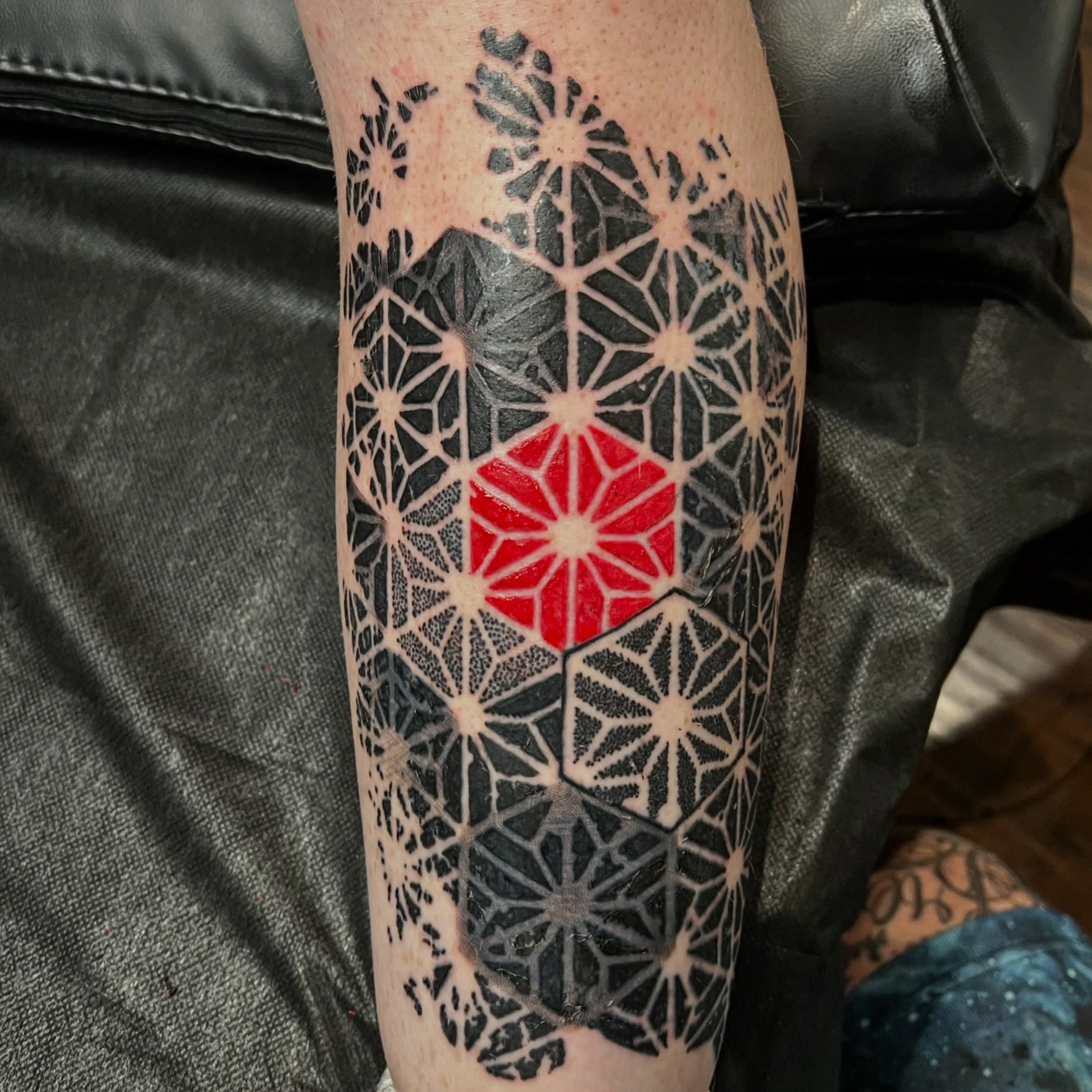 Geometric blackwork / creative freedom